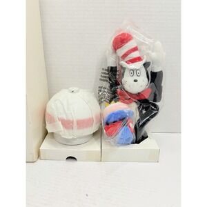 2003 Play Along Talking Cat In The Hat Plush Sealed Open Box Dr. Seuss NIB
